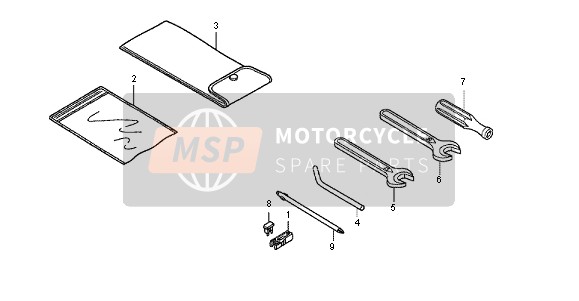 Honda SH125 2012 TOOLS for a 2012 Honda SH125